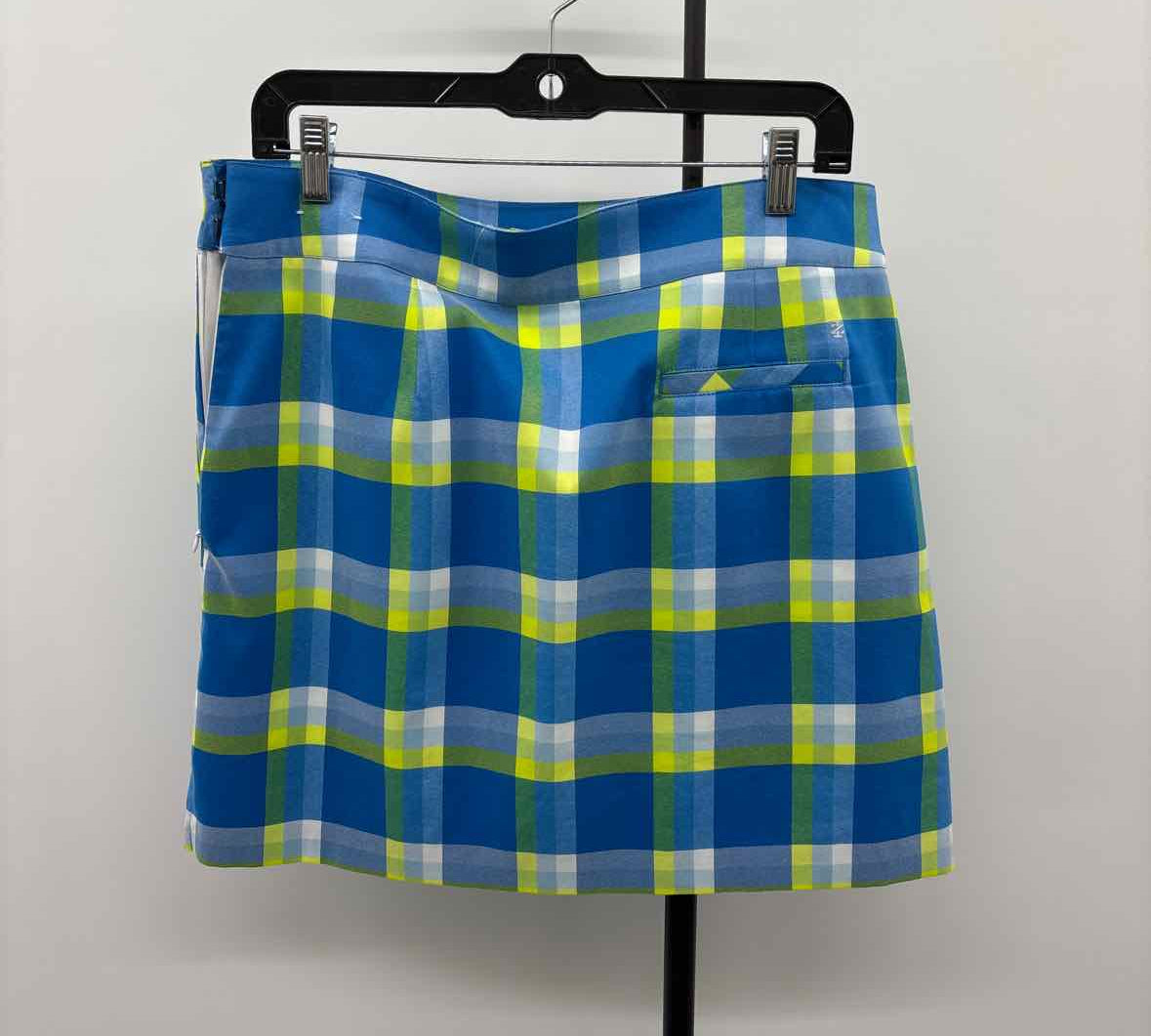 Izod Women's Size 10 Blue Plaid Skirt