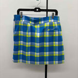 Izod Women's Size 10 Blue Plaid Skirt