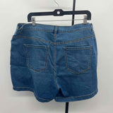 Gloria Vanderbilt Women's Size 16W Blue Solid Shorts
