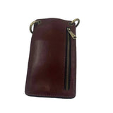 PATRICIA NASH Brown Leather FARLEIGH Phone Wallet Crossbody Purse