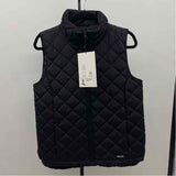 Lands End Women's Size S Black Quilted Vest