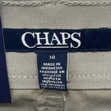 Chaps Women's Size 10 Green Solid Pants