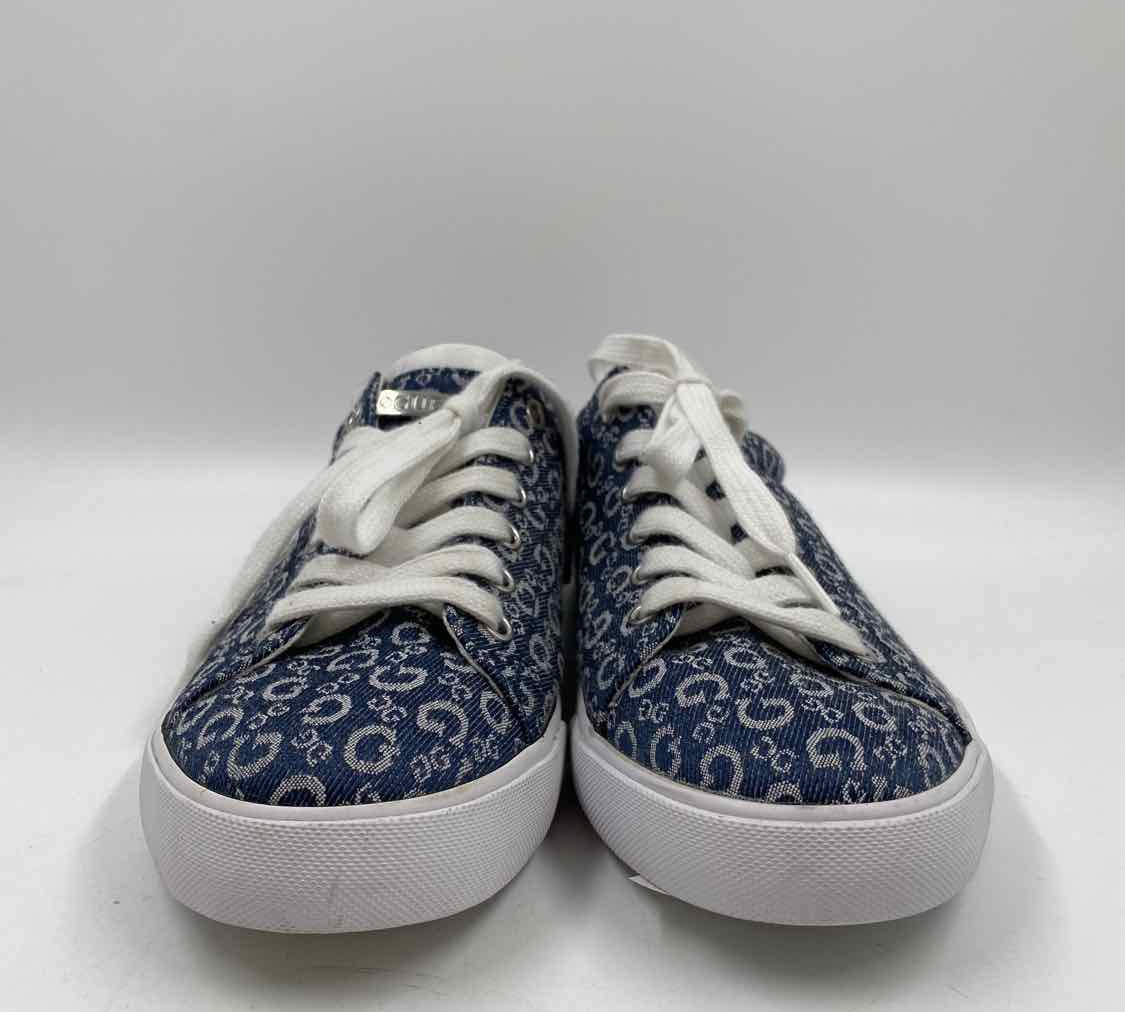 Guess Women's Shoe Size 9.5 Blue Logo Sneakers