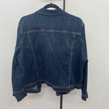 Caslon Women's Size 2X Blue Solid Jacket