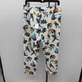 Soft Surroundings Women's Size 10 White Floral Pants