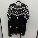 Chico's Women's Size L/XL Black Textured Jacket