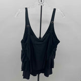 shore club Women's Size 20 Black Solid Swimsuit - Separate