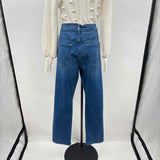 Mother Women's Size 16 Blue Solid Jeans