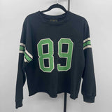 Retro Brand Women's Size M Black Numbers Sweatshirt