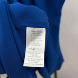 Naked Zebra Women's Size S Royal Blue Solid Sleeveless Shirt