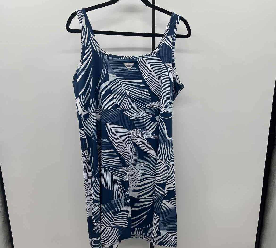 Columbia Women's Size 20 Navy Floral Dress
