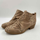 Baretraps Women's Shoe Size 8.5 Tan Snakeskin Boots