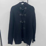 Next Men's Size L Black Solid Cardigan