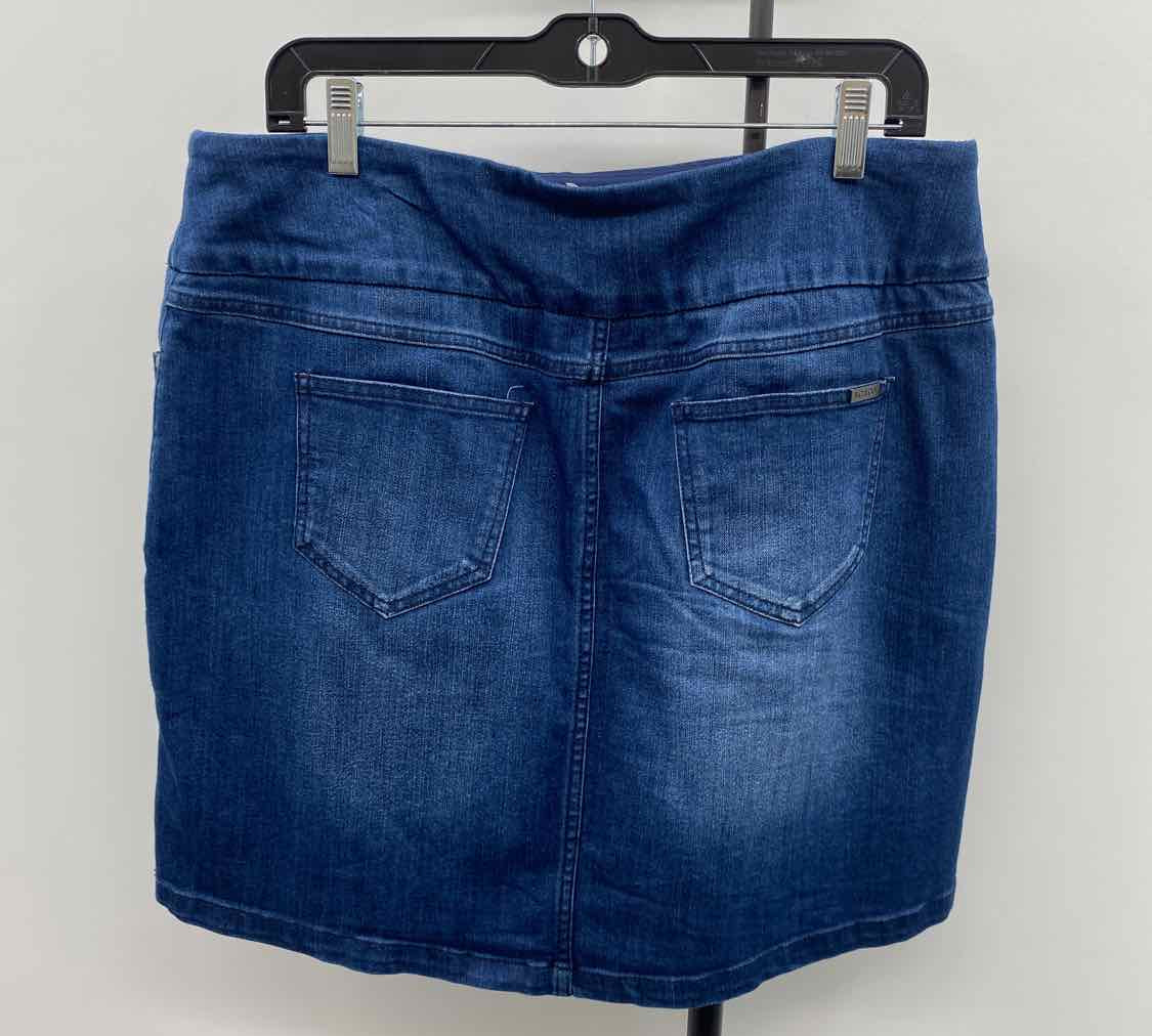 SC & Co Women's Size 14 Blue Solid Skirt