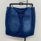SC & Co Women's Size 14 Blue Solid Skirt