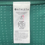 Athleta Women's Size XS Green dotted Long Sleeve Shirt
