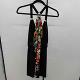 White House Black Market Women's Size 2 Black Floral Dress