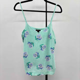 I <3 Ronson Women's Size M Aqua Floral Tank