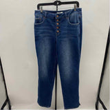 Maurice's Women's Size 12 Blue Solid Jeans