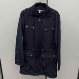 Laundry by Shelli Segal Women's Size XL Navy Solid Coat