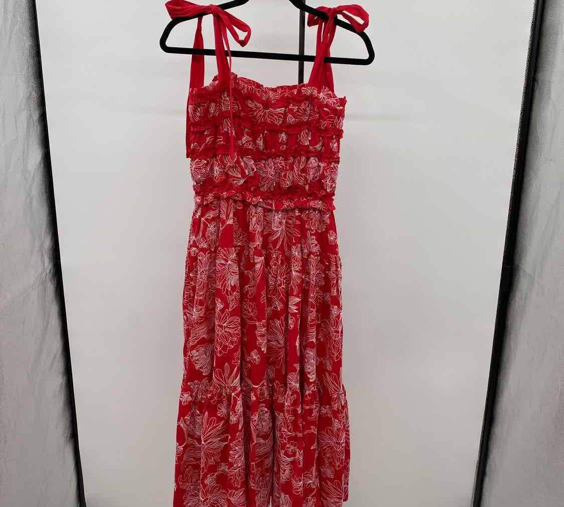 En Saison Women's Size 10 Red Floral Dress