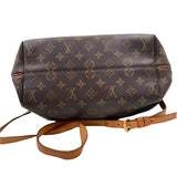 Bottom LOUIS VUITTON Brown Monogram 2016 TURENE Handled Satchel Bag Purse w/Crossbody Strap