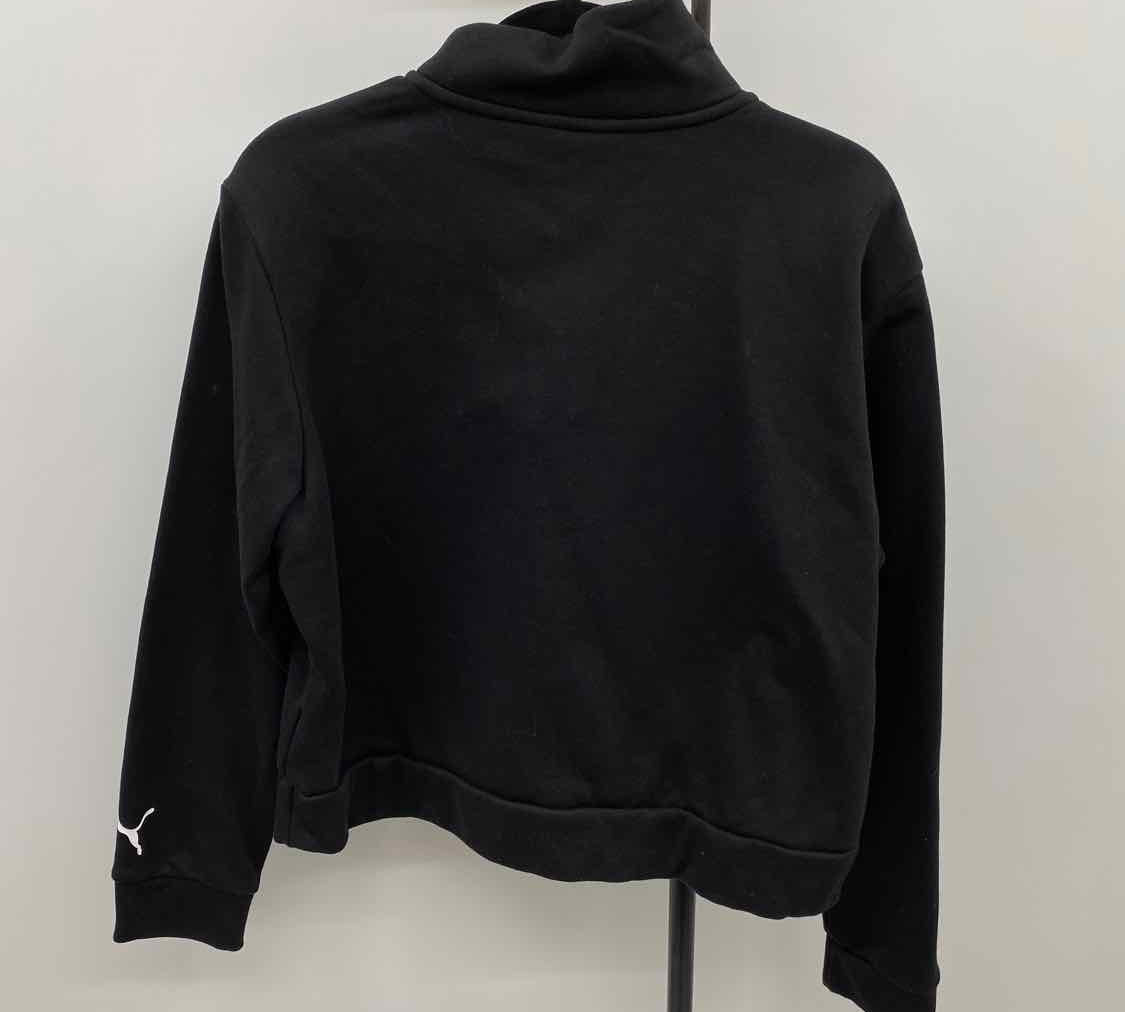 Puma Women's Size L Black Solid Sweatshirt