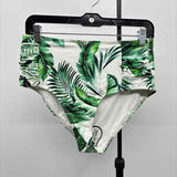 tini bikini Women's Size L Green Leaf Swimsuit - Separate