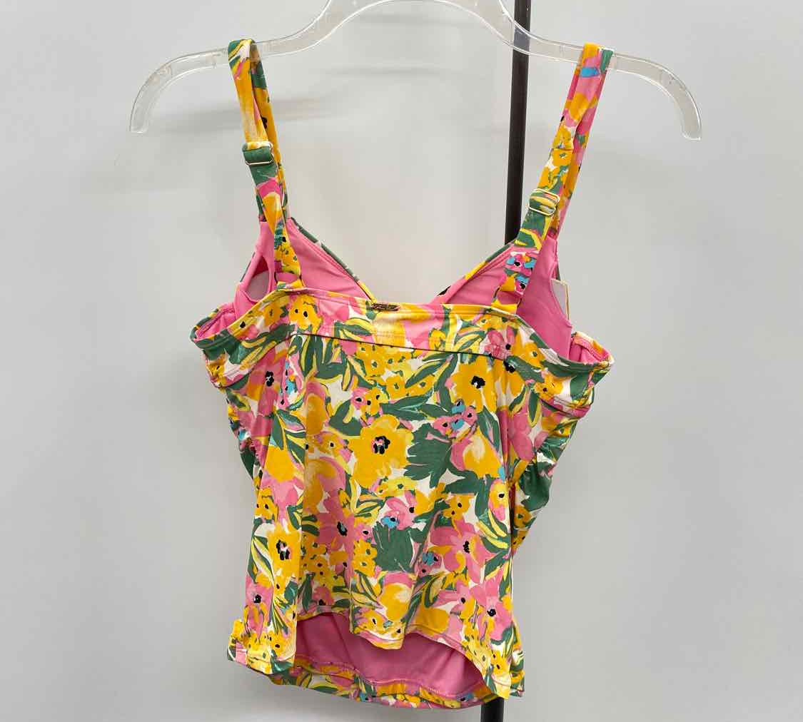 Anne Cole Women's Size 32C/34B Pink Floral Swimsuit - Separate