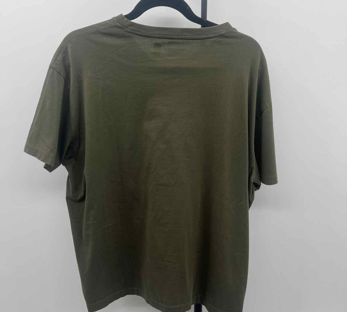 Polo by Ralph Lauren Men's Size L Green Solid Short Sleeve Shirt