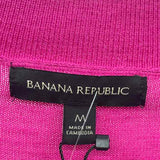 Banana Republic Women's Size M Fuschia Solid Sweater