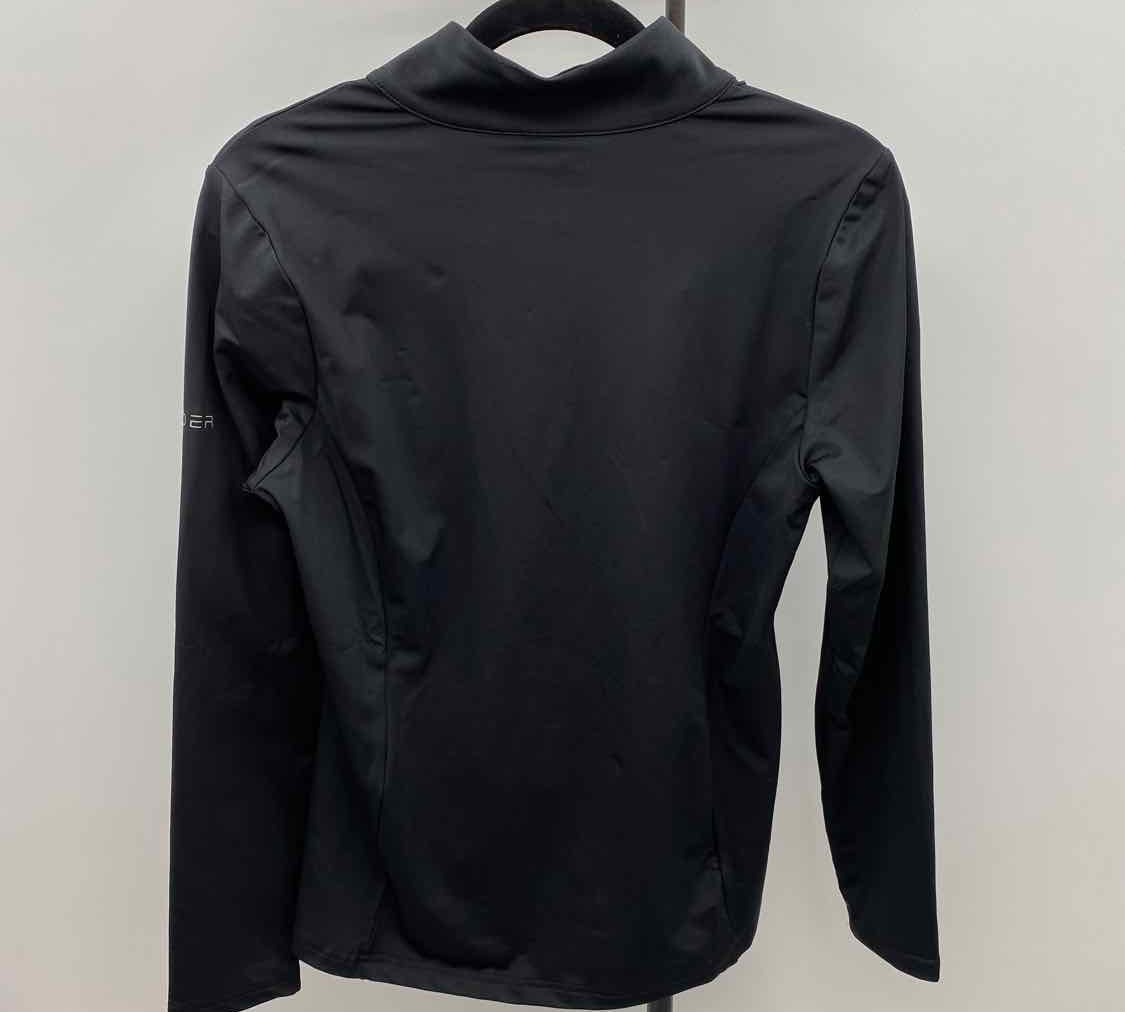 Spyder Women's Size S Black Solid Long Sleeve Shirt