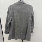 Tommy Hilfiger Women's Size L Gray Checkered Jacket