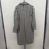 avec les filles Women's Size S Black Houndstooth Coat