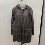 Eileen Fisher Women's Size S Brown Solid Coat