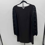 White House Black Market Women's Size 10 Black Solid Dress