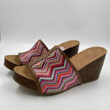 Blowfish Women's Shoe Size 10 Multi-Color ZigZag Sandals