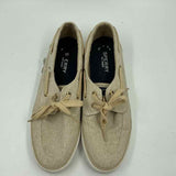 Sperry Women's Shoe Size 9.5 Beige Shimmer Loafers