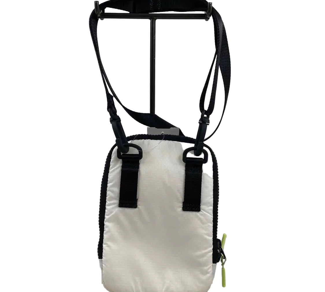 LULULEMON Textured White Nylon Crossbody Purse
