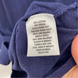 Wonderly Women's Size M Navy Solid Short Sleeve Shirt
