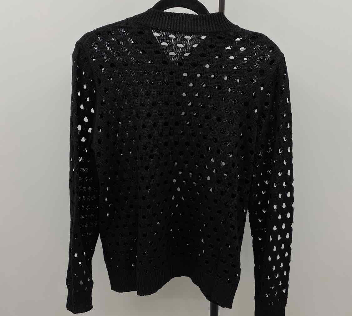 Unbranded Women's Size XS Black Open Weave Jacket