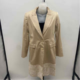 Pamella Roland Women's Size S Tan Solid Jacket