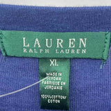 Ralph Lauren Women's Size XL Blue Solid Cardigan