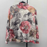 Alfred Dunner Women's Size 12 Gray Floral Jacket