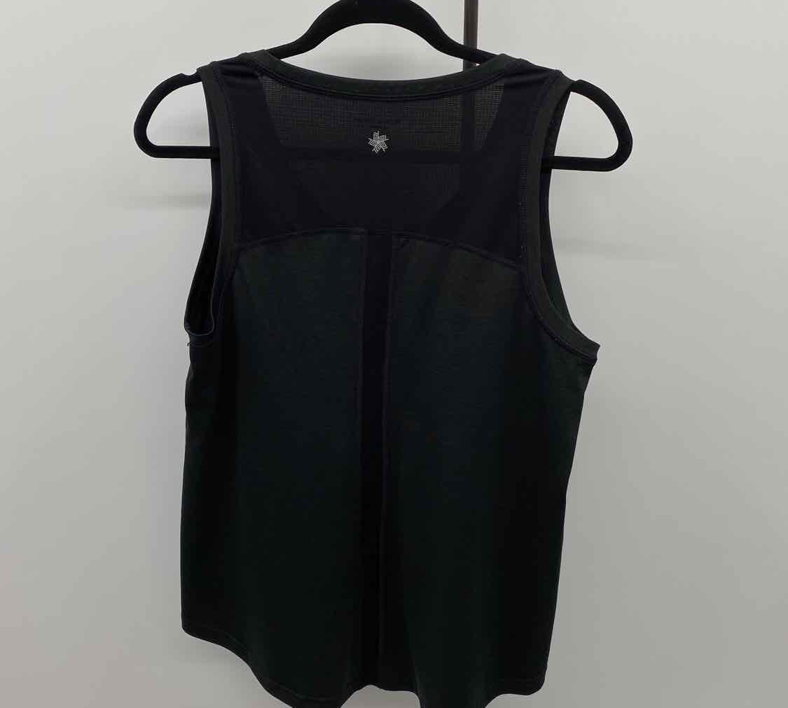 Tek Gear Women's Size L Black Solid Sleeveless Shirt
