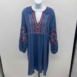Johnny Was Women's Size 14 Blue Stripe Dress