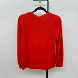 Banana Republic Women's Size XS Orange Solid Long Sleeve Shirt
