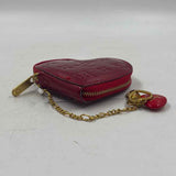 Louis Vuitton Women's Red Luxe embossed Wallet