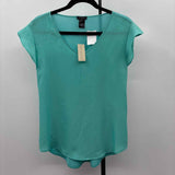 Ann Taylor Women's Size M Aqua Solid Tank