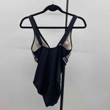Unbranded Women's Size 10 Black lines Swimsuit - 1 Piece